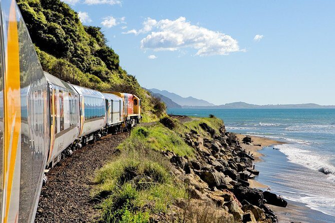 5-Day New Zealand North and South Island Highlights Tour - Coastal Pacific train and Kaikoura: the rail-to-sea combo
