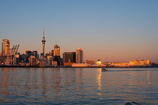 A Self-Guided Walking Tour of Auckland's Hidden Stories - Ferry Building and Sky Tower area views: what you get without paying entry