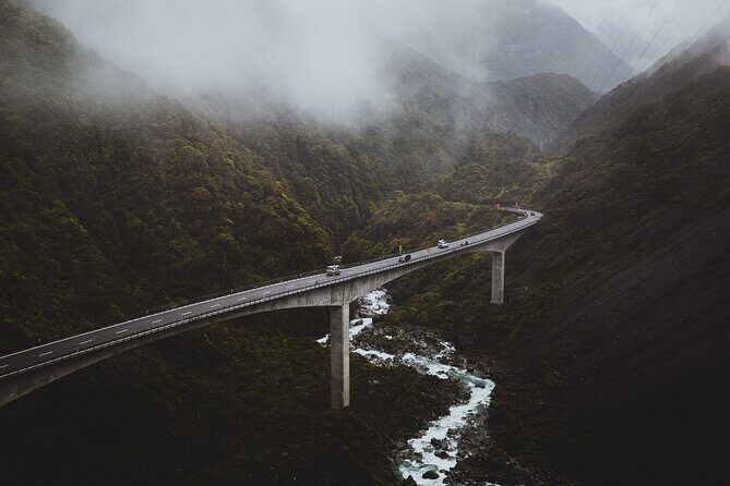 Arthur’s Pass Tour From Christchurch With Jet Boat & TranzAlpine - Otira Viaduct Lookout (Death’s Corner): engineering plus big views