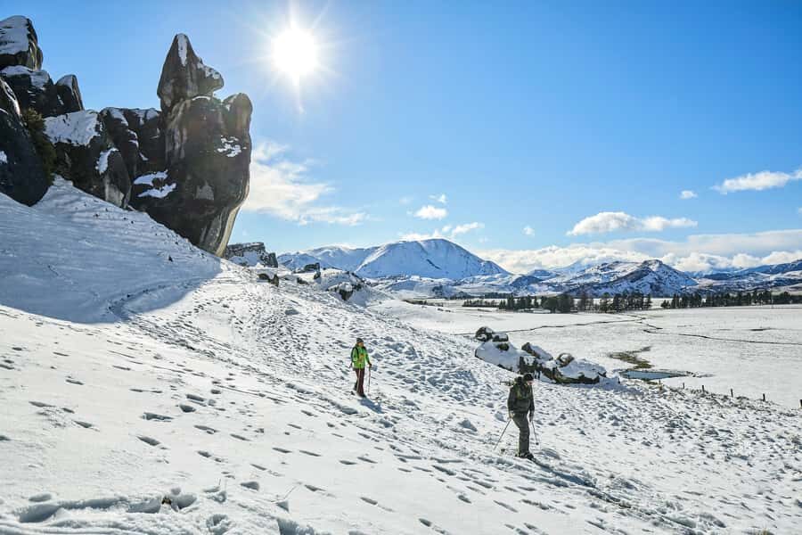Arthur's Pass: TranzAlpine Train and Castle Hill Day Tour - Lake Pearson mirror images and the photo pauses you’ll actually use