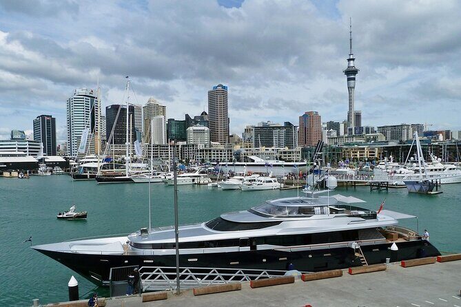 Auckland City Top Sights Half Day Tour - Small Group - Stop 2: Westhaven Marina for boats, scale, and a coastal vibe