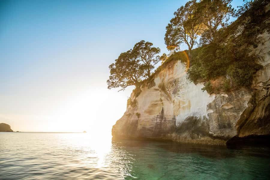 Auckland: Coromandel Driving Creek & Cathedral Cove Day Tour - Boat ride plus walking: two angles on the same shoreline