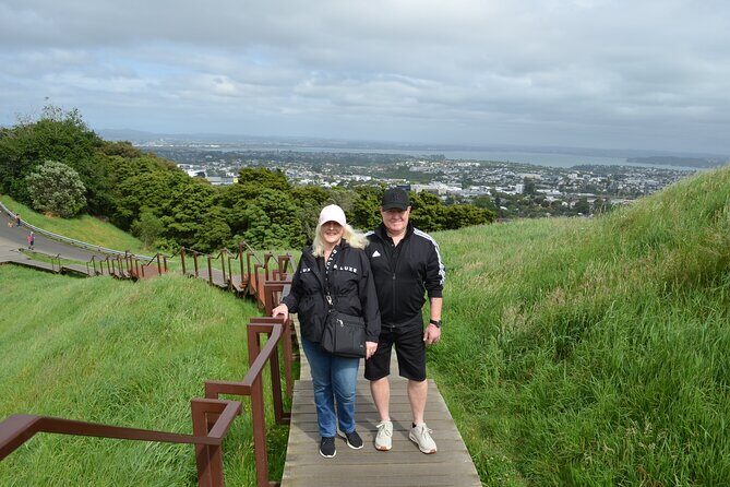 Auckland Highlights Full Day Guided Tour - Mt Eden crater views and Winter Garden glasshouses