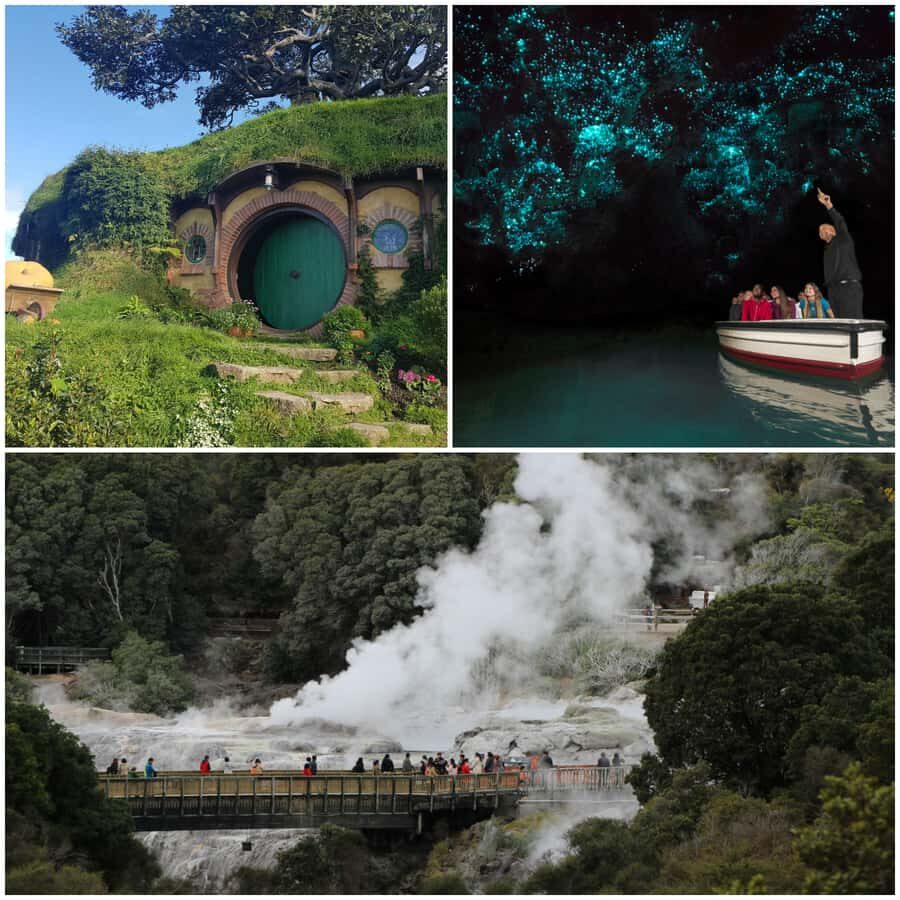 Auckland: Hobbiton, Rotorua, Waiotapu and Waitomo 3-Day Tour - The big idea: a North Island hit-list, paced for first-timers