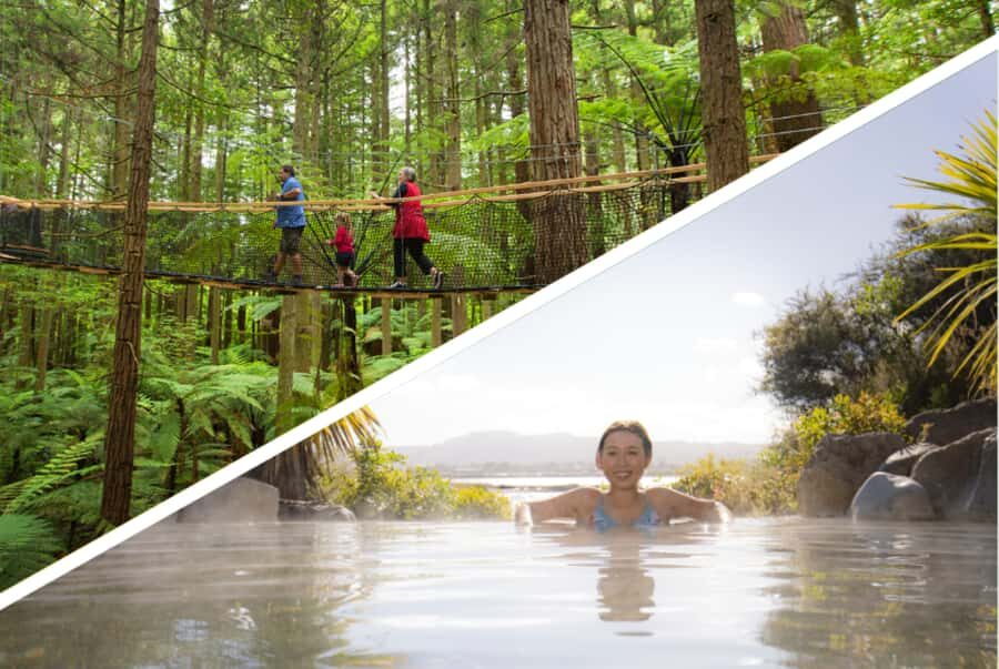 Auckland: Rotorua Highlights with Redwoods Treewalk & Spa - Polynesian Spa Deluxe Lake Entry: Thermal Bathing Done the Relaxed Way