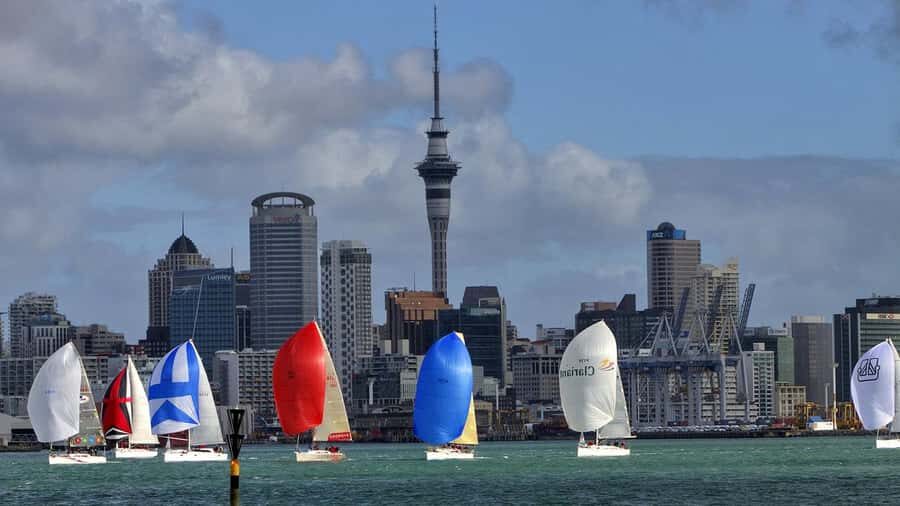 Auckland: Wild West Coast, Black Sand Beaches Tour inc Lunch - Crossing the harbour: Sky Tower to the North Shore