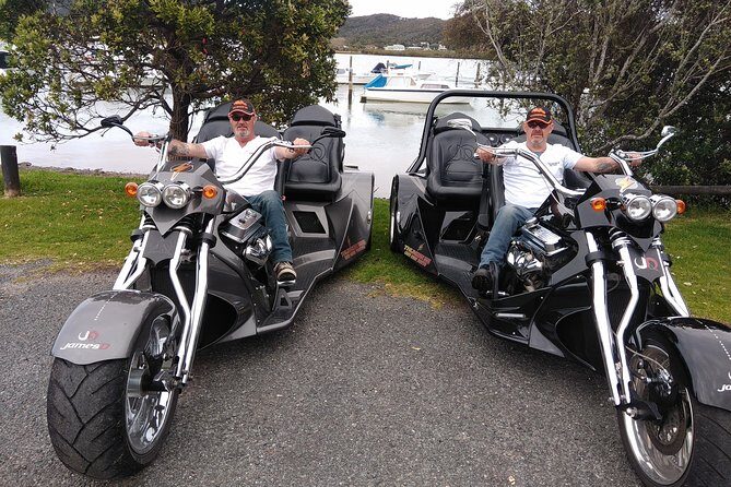 Bay Combo Tour - 60 mins (min 2) - Meet the ride: 350 Chev trike, driver-led, and built for views