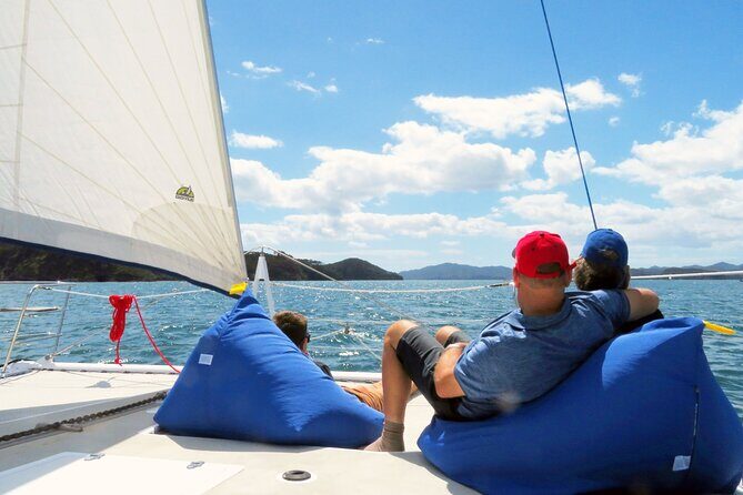 Bay of Islands: Day Sailing Cruise with Island Stop and Lunch - Inside the Bayscapes 40-foot catamaran experience
