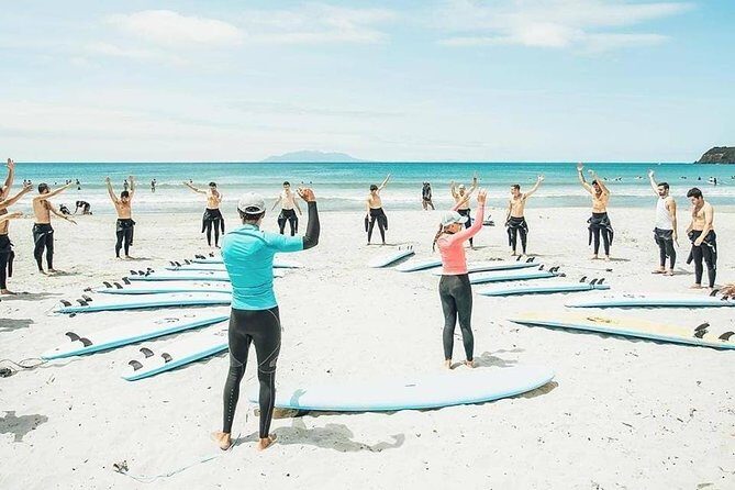 Beginner Surf Lesson at Te Arai Beach - Core skills you’ll practice: safety, paddling, pop-up, and timing