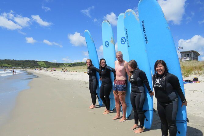 Beginner Surf Lesson at Te Arai Beach - What a 2-hour lesson feels like (and why the tides matter)