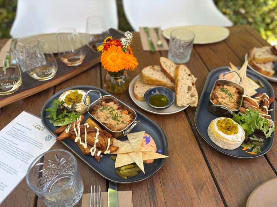 Boutique Winery Half-Day Tour & Vineyard Platter-Style Lunch - Carrick Winery platter lunch: local produce with a proper view