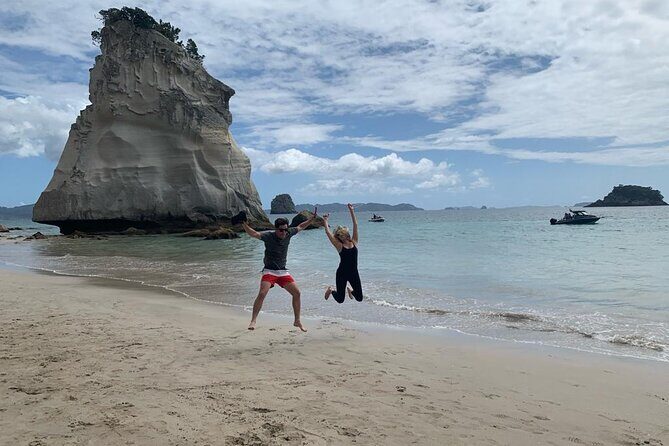 Cathedral Cove and Hot Water Beach Scenic Day Tour from Auckland - Cathedral Cove: movie-set vibes with real footing
