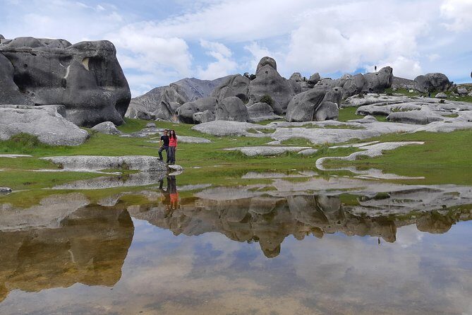 Cave Stream Caving Adventure with Optional Castle Hill Tour - The Canterbury Plains run: Christchurch pickup, snack stops, Darfield, and Springfield