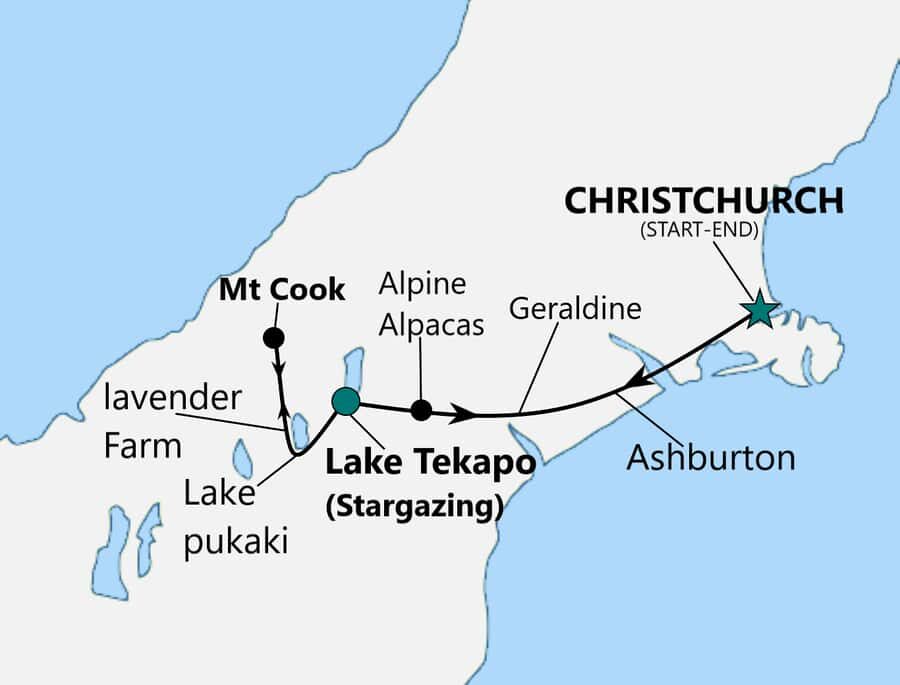Christchurch: Lake Tekapo Stargazing & Mount Cook 2-Day Tour - Day 2: Slow Morning, Mt John Lookout, and More Scenic Stops