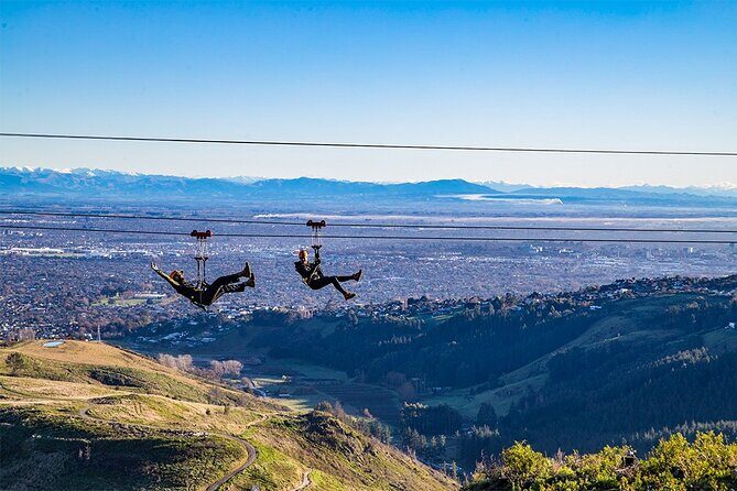 Christchurch Zipline Tour - Stop one at the park: four dual ziplines, not a snack tour