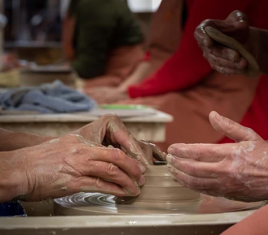 Coromandel: Wheel Throwing Pottery Class - The 90 minutes on the wheel: what you’ll do with your hands