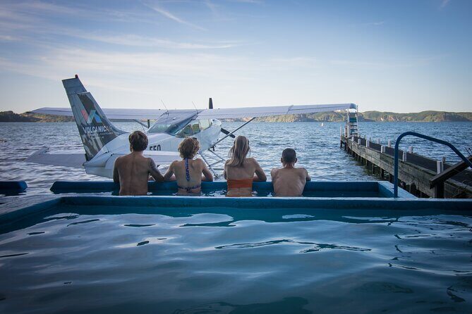 Crater Lakes Scenic Flight with Natural Hot Pool Bathing by Floatplane - Key Highlights