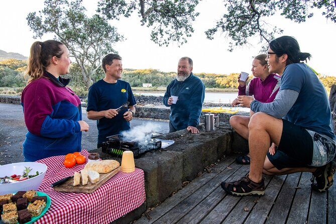 Day sea kayak tour Rangitoto Island - Kiwi BBQ on the water’s edge: why the meal isn’t an afterthought