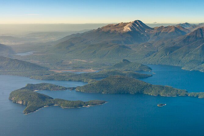 Discover Doubtful Sound // Helicopter Scenic Flight from Te Anau - Stop 1: Fiordland National Park (Te Wahipounamu) and Doubtful Sound aerial views