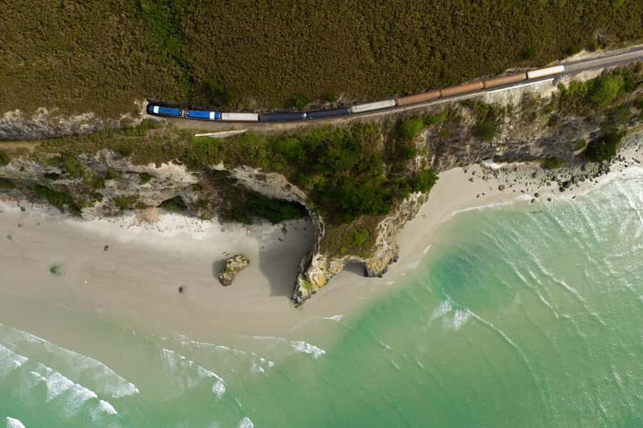 Dunedin: Scenic Railway Tour of Otago's Coastline - The coast north of Dunedin: bays, beaches, and cliff views from your seat