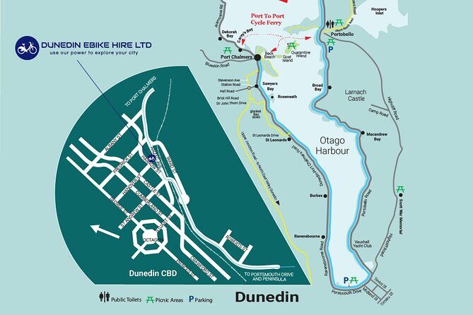 Electric Bike Rental - What the included map and brochure do for you (besides directions)