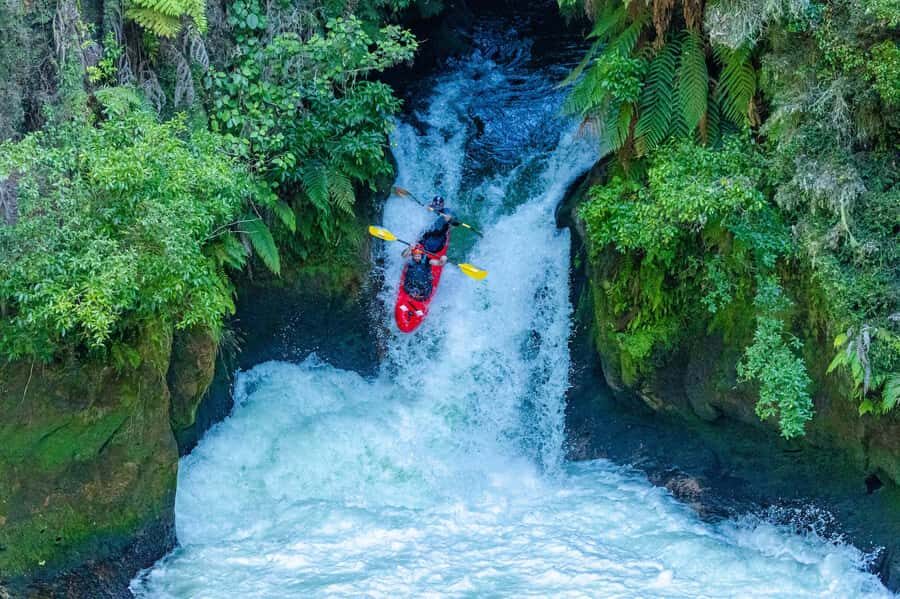 Epic Tandem Kayak Tour down the Kaituna River Waterfalls - What You Really Get in 2 Hours (Not Just Paddling Time)