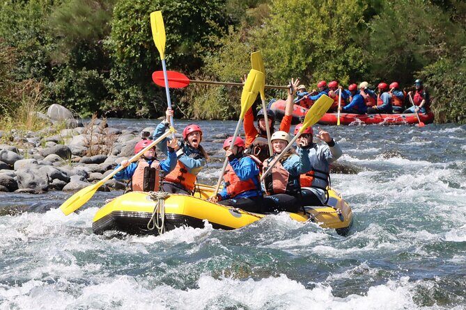 Family Float Grade 2 Whitewater Adventure in Tongariro River - Rain, cloud, and winter-style rafting: what to expect in real weather
