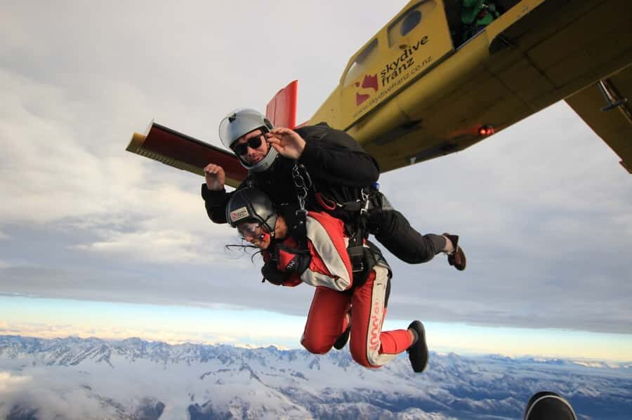 Franz Josef: 13,000ft, 16,500ft or 18,000ft Skydive - The Timing: What You Feel From Door Open to Canopy Down