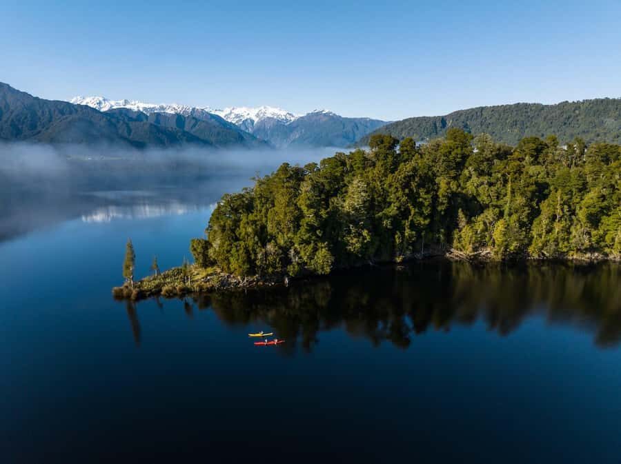 Franz Josef: Kayak & Walking Tour to Okarito Kiwi Sanctuary - The rainforest transition: from far shoreline to kiwi habitat