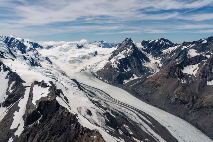 Franz Josef Town: 3-Glacier Helicopter Ride with Landing - Seeing Mount Cook and the Big Peaks Above the Ice