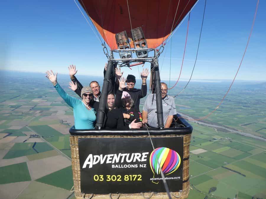 From Methven: Hot Air Balloon Flight in Canterbury with Wine - After landing: sparkling wine or juice, snacks, and a traditional toast