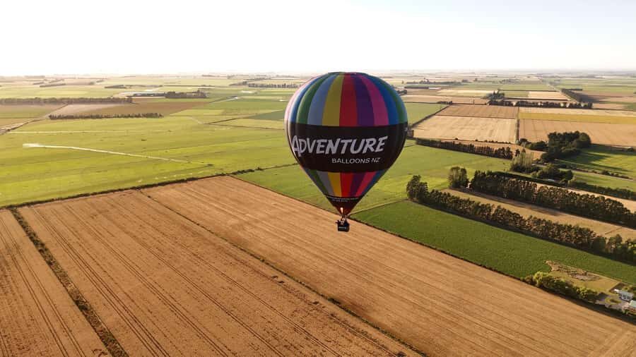 From Methven: Hot Air Balloon Flight in Canterbury with Wine - Price and value at about $227 per person