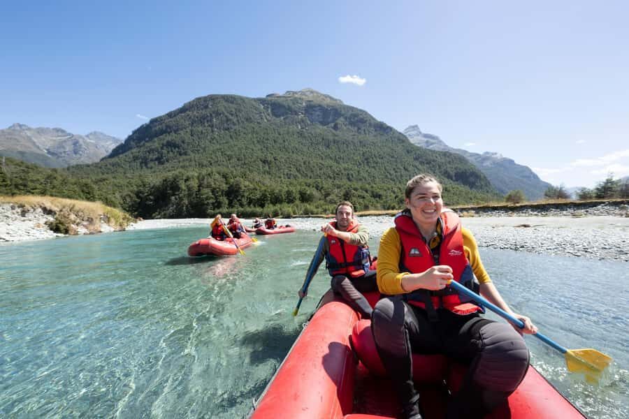 From Queenstown: Dart River Canoe & Jet Boat Day Trip - 1-hour Dart River wilderness jet boat: speed with guiding commentary