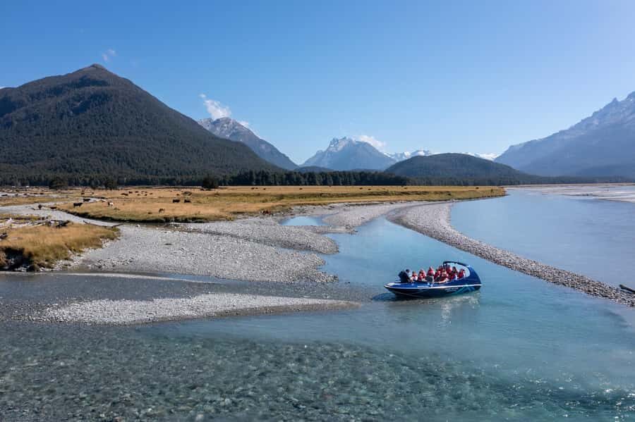 From Queenstown: Dart River Wilderness Jet Boat Experience - The Jet Boat Ride Itself: Skimming the Dart River