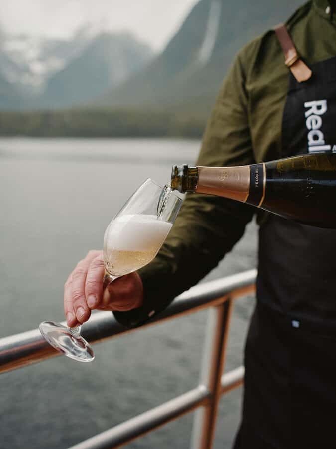 From Queenstown: Milford Sound Business Class with Cruise - The Food Moment: Five Courses Designed for Wild Local Ingredients