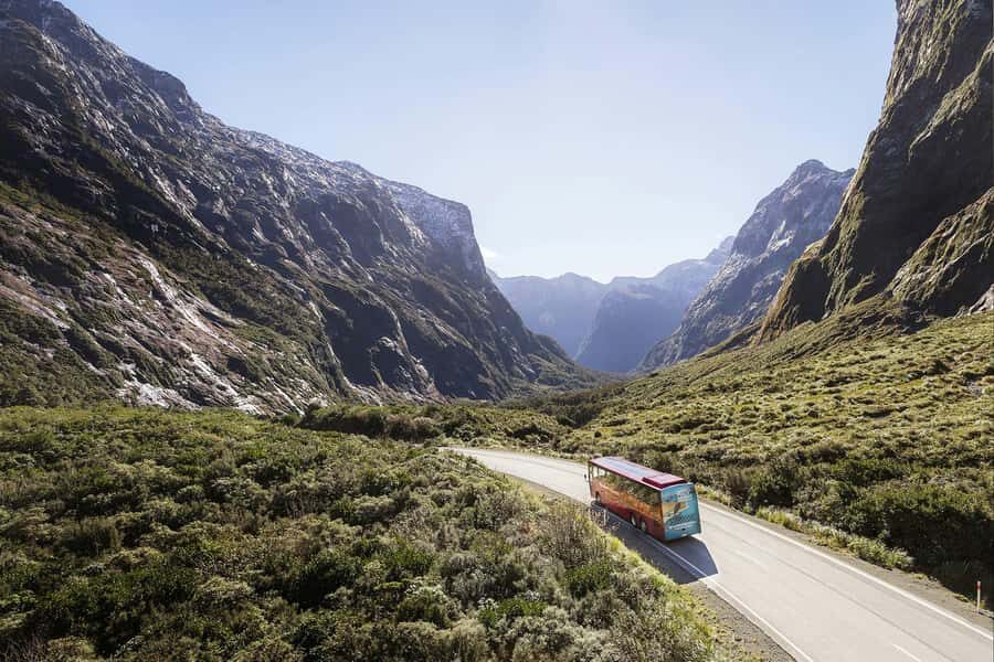 From Queenstown: Milford Sound Coach, Cruise, Scenic Flight - The 9-Hour Outline: Coach to Milford, Cruise, Then Glenorchy Air Back