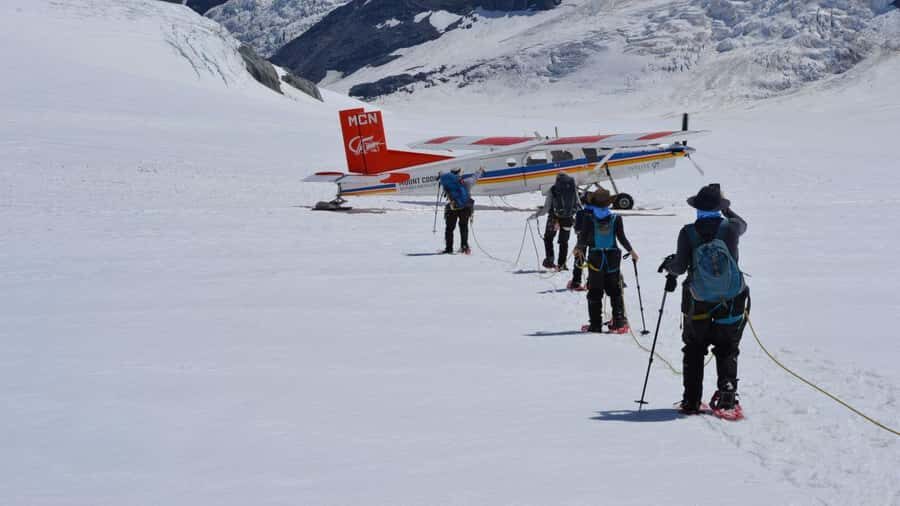 From Queenstown: Mount Cook Heli-Hike and Bus Tour Combo - Mt Cook Village Photo Stop and High Country Salmon Tasting