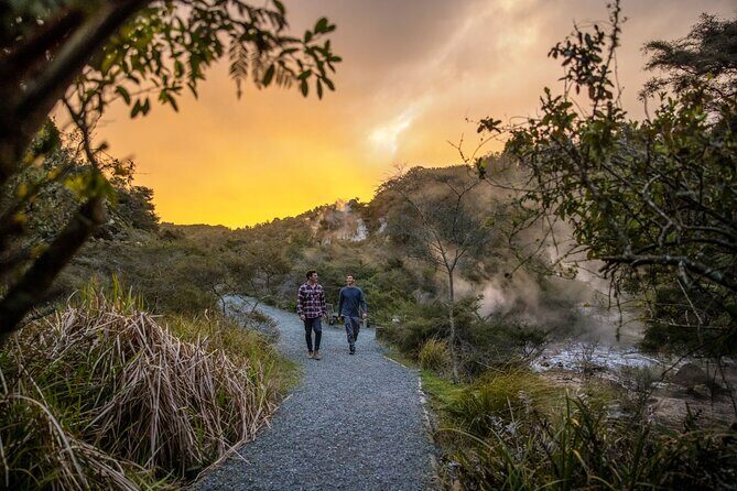 From Rotorua WAIMANGU VOLCANIC VALLEY Half Day Tour - Stop 1: The self-guided geothermal walk in Waimangu Volcanic Valley