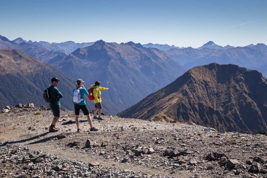 From Te Anau: Full Day Kepler Track Guided Heli-Hike - The descent: where altitude, silver beech, and limestone bluffs show up