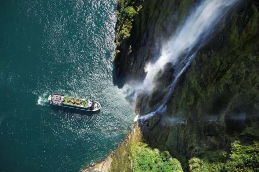 From Te Anau: Milford Sound Cruise and Coach Day Trip - Onboard comfort: decks, views, and the licensed bar (food comes with choices)