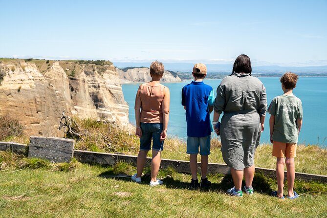 Gannet Safaris Overland tour to Cape Kidnappers Gannet Colony - Cliff-top Hawke’s Bay lookouts: the view before the birds