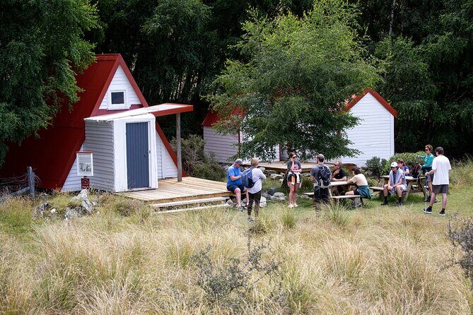 Glentanner High Country Heli Hike - Restored historic field station stop: snacks, coffee, and glacier talk