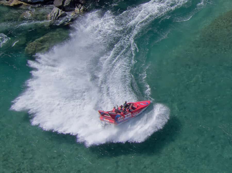 Go Jets Wanaka Clutha River Jet Boat Experience - The route: Red Bridge, old gold mining sites, and Devil’s Nook