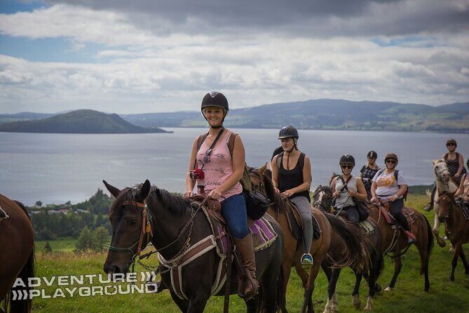 Guided Horse Trekking from Rotorua - The Mt. Ngongotaha Trails: Farmland, Bush, and Uneven Ground