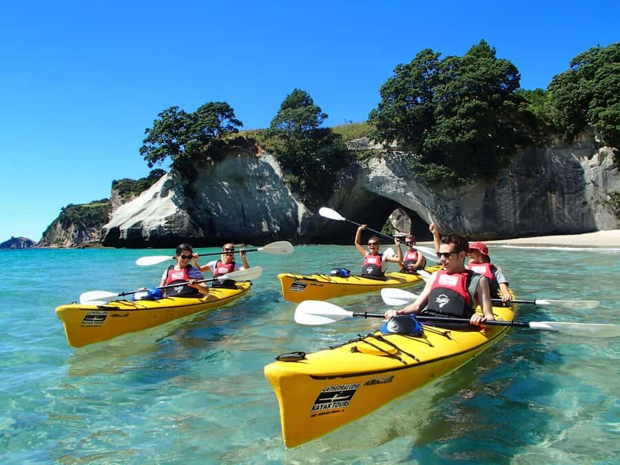Hahei: Cathedral Cove Kayak Tour - Refreshments included - The calm confidence you get: guides, training, and safety focus
