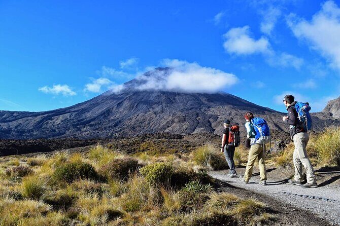 Half Day Tongariro Alpine Guided Group Walk - Stop for morning tea at the water’s edge: Soda Springs payoff