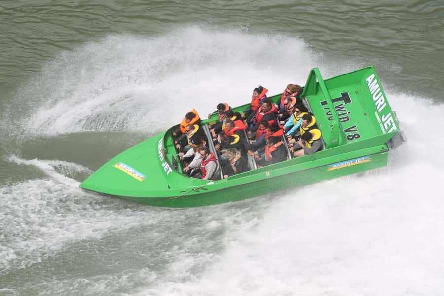Hanmer Springs: River Jet Boat Ride - How the Hamilton 360° spin fits into the ride