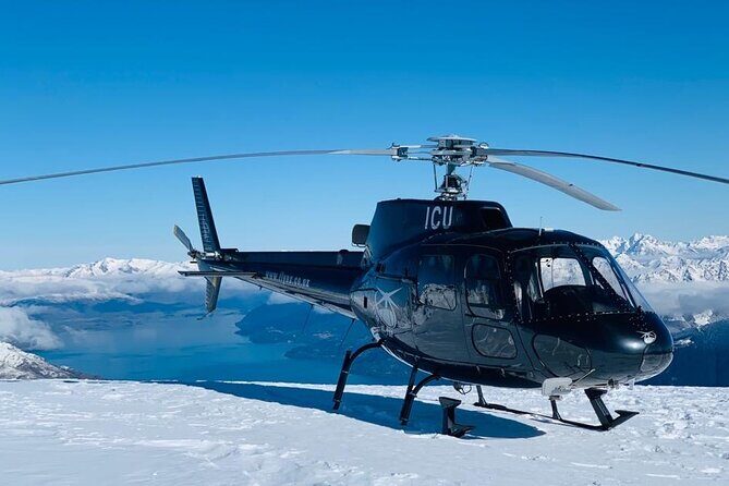 Helicopter Tour with Alpine Snow Landing from Queenstown - Queenstown from above, with an alpine snow landing that actually changes the day