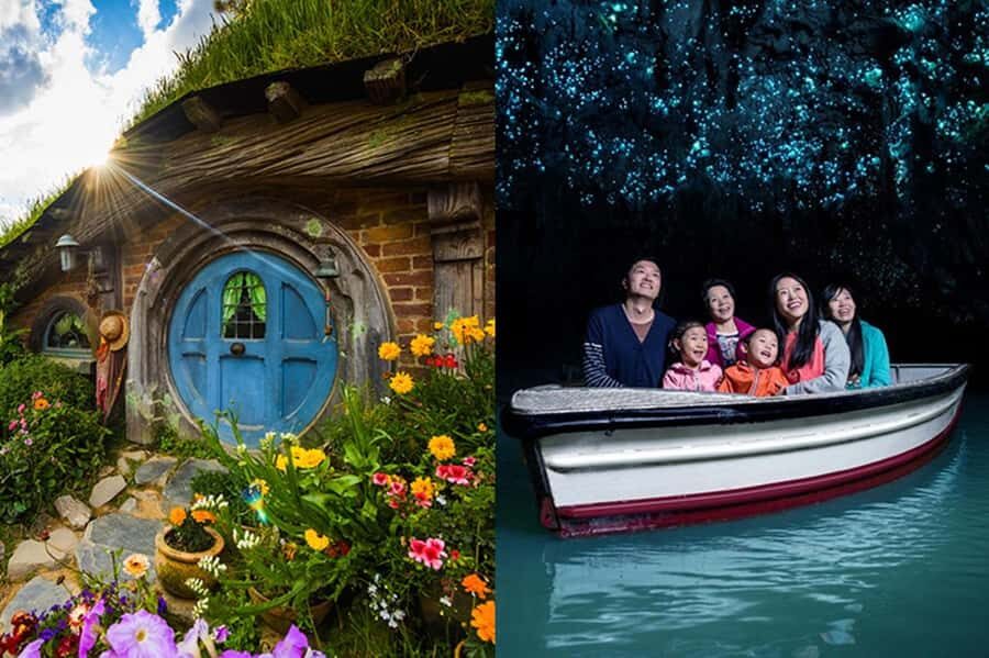 Hobbiton, Waitomo, Rotorua & Taupo 2-Day Tour from Auckland - Day One: Auckland to Waitomo Glowworm Caves