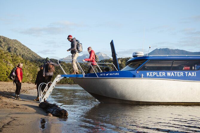 Kepler Track Water Taxi - Timing, flexibility, and why departure times matter more than you think